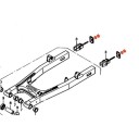 Transmission - Ecrou / contre ecrou - M6 - (x1) - CB250N