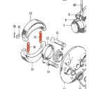 Frein - Ressort de machoire - (x2) -  CB125 S