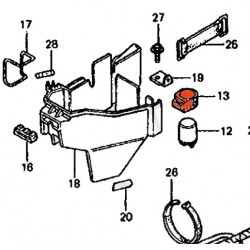 Service Moto Pieces|Clignotant - Silent bloc de support relai|Relai Clignotant - 12v|8,00 €