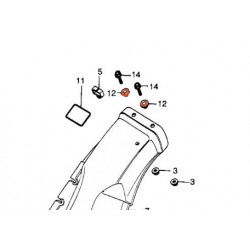 Garde boue - Silent bloc de Fixation - (x1)