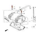 Moteur - Vis de serrage - couvre culasse - CB400N - CB400T - CM400T