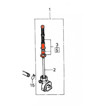 Service Moto Pieces|Robinet de reservoir - Essence - Filtre - N'est plus disponible|Reservoir - robinet|48,00 €