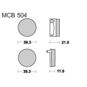 Frein - Jeu de Plaquettes - TRW - MCB-504