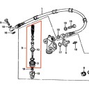 Frein - Maitre cylindre arriere - Kit reparation - GL1100 - 1980-1981 - non disponible