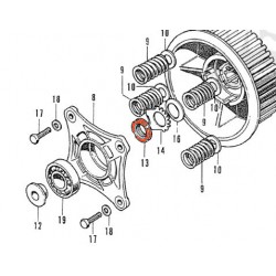 Embrayage - Ecrou a creneau - M16 x1.00