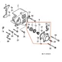 Embrayage - Cylindre - poussoir - assemblé - VFR750 1986-1987