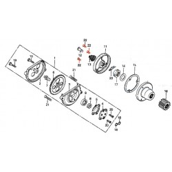 Service Moto Pieces|Vis HONDA - M5 x12mm - Cruciforme - Tete Fraisée Bombée - (x1)|Vis - Tete Plate, bombée - DIN7985|1,20 €