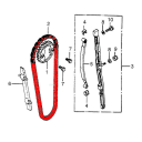 Distribution - Chaine - 82RH2015 - 112 maillons - Fermée