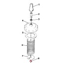 Carburateur - Circlips d’aiguille - VM28/132 - VM26/8637