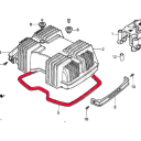 Moteur - Carter - couvercle - Cache culbuteur - Joint - CB/CM125TD/200