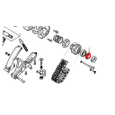 Moteur - Rondelle Joint - etancheïté d'huile 25x52mm - CBX1000