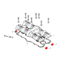 Couvercle - Cache culbuteur - Cache chrome - CB750/900/1100 