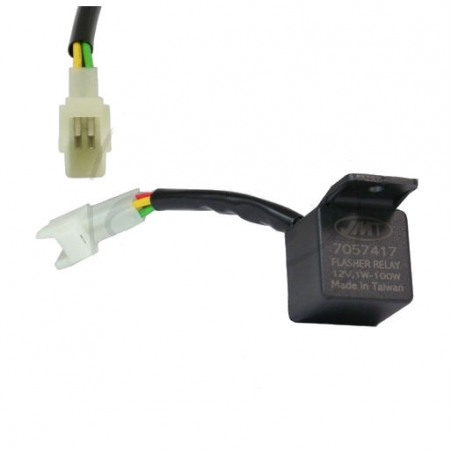 Service Moto Pieces|Clignotant - Relai - centrale - 12V - pour clignotant a LED - 4 Poles|Relai Clignotant - 12v|22,90 €