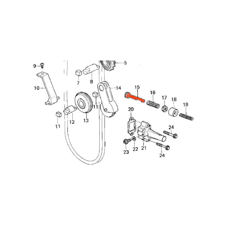 Service Moto Pieces|Distribution - Poussoir - 13116-1008|Produit -999 - Plus disponible|79,90 €