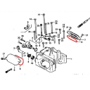 Joint cache culbuteur - XL500-FT500 - 57x3mm