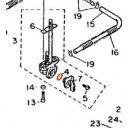 Robinet - joint de rotation robinet - 3AJ-24534-01 - XT600z - ....