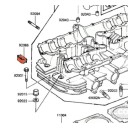 Moteur - 1/2 lune - joint culasse/couvercle - (x4) - 92066-1104