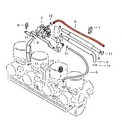 Service Moto Pieces|Robinet - essence - 15100-38A10 - VS600, VS750, VS800|Robinet|84,50 €