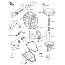 Carburateur - Vis de Purge de cuve - M6x0.75 - 92009-1551 - Kawasaki (ZXR - ZZR .....) - Yamaha (FZR-YZF ...)