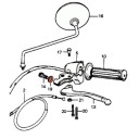 Embrayage - Tendeur de cable - contre ecrou