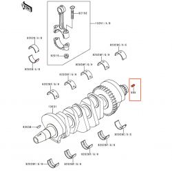 Moteur - Vilebrequin - Goupille Ressort - ø 4.00 x8mm