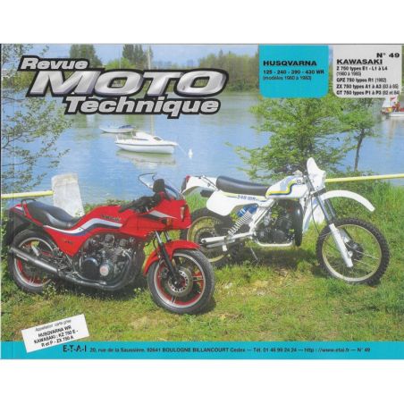 Service Moto Pieces|RTM - N° 049 - Kawasaki GT750 - GPZ750 - Revue Technique Moto|Version Papier|39,00 €