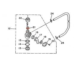 Service Moto Pieces|Robinet - Tuyau essence - 904-45090-78 - RD125|Reservoir - robinet|12,42 €