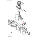 Moteur - 1/2 Lune de calage - Vert - 12228-48B00-0E0