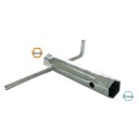 Bougie - clef a bougie - Hexa 16/21 mm - (lg 125mm)