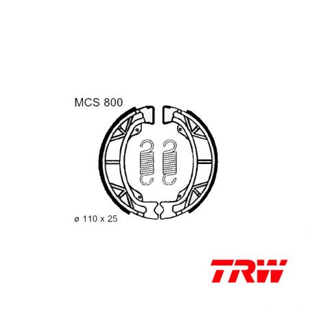 Service Moto Pieces|Frein - Machoires, Avant, Arriere - 110x25|Machoire|15,90 €