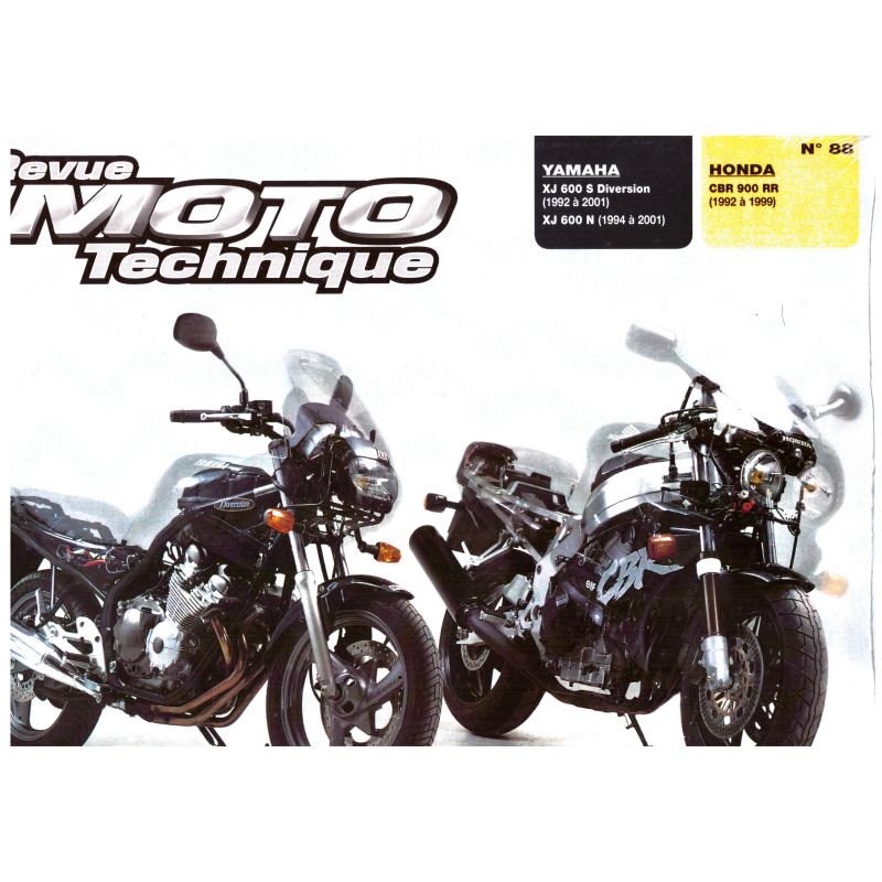 Service Moto Pieces|RTM - N° 88 - XJ600 - CBR900 - Revue Technique moto|Version Papier|39,00 €