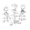 Compteur - silent-bloc - support de montage - (x1) - 25019-013