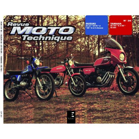 Service Moto Pieces|RTM - N° 36 - XS750 / XS850 - GT50 - Revue Technique Moto|Version Papier|39,00 €