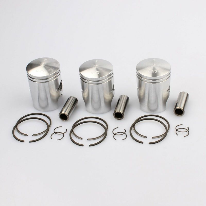 Service Moto Pieces|Moteur - Kit Piston + segment - (+0.25) - KH250|1976 - KH250 B|480,00 €