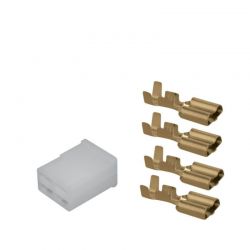 Service Moto Pieces|Cosse Femelle a sertir - (x10) - (250 Series) - plate 6.3mm|Connecteur - Cosses|4,90 €