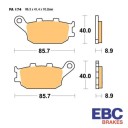 Frein - Jeu de Plaquettes - EBC - Semi Fritte - FA-174V