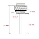 Huile - Bouchon - Jauge niveau huile + Temperature -  CB750/900/1100