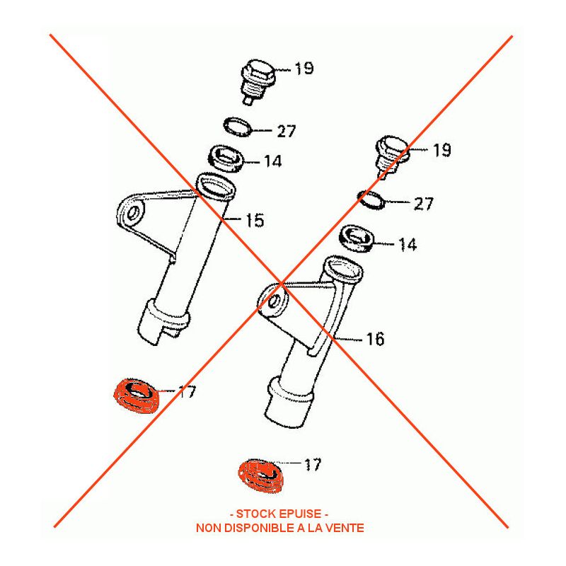 Service Moto Pieces|Fourche - caoutchouc, Silent-bloc|Fourche - Direction|0,00 €