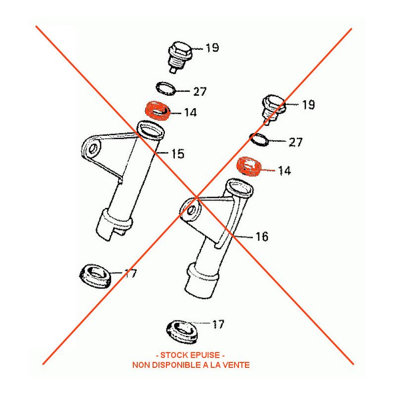 Service Moto Pieces|Fourche - caoutchouc, Silent-bloc|Fourche - Direction|0,00 €