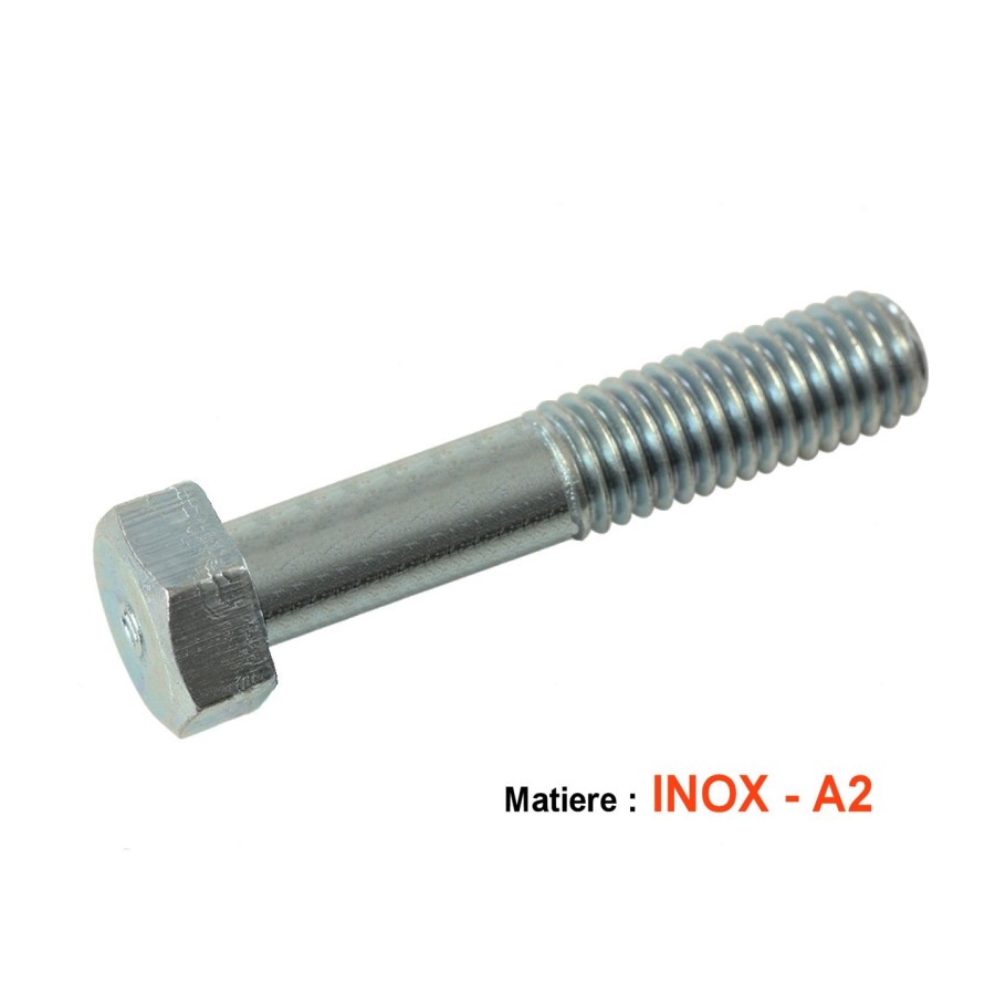 Vis - Hexagonale - INOX - M6 x1.00 x50 mm - (x1) - DIN931 03114-06-...