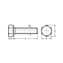Vis - Hexagonale - Zingué - M8 x1.25 x25mm - (x1)
