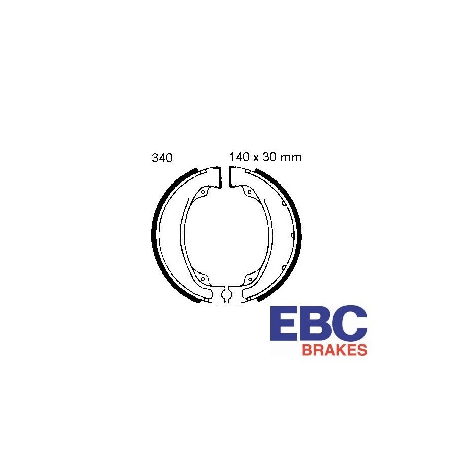 Frein - Machoire - EBC - H-340 02003-EBC-340