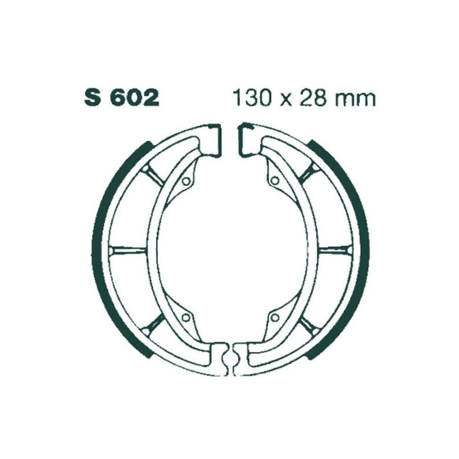 Frein - Machoire - Arriere - EBC - 130x28 mm 02003-EBC-602