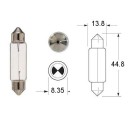 Ampoule - Navette - 12v / 18w - ø15x43mm - (veilleuse/position/clignotant)