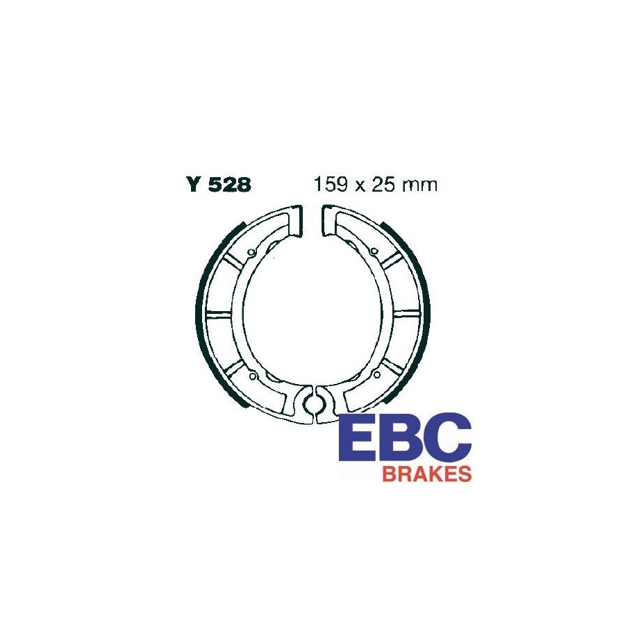 Frein - Machoire - DT250 / DT400 - XT500 -  02003-EBC-528