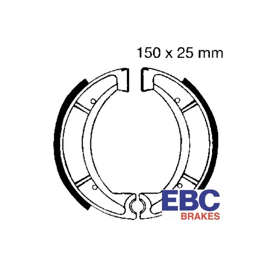 Frein - Machoire - EBC - 150x25 -  02003-373-970