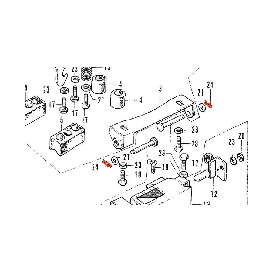 Goupille - Moteur - Charniere - .... - (x1) 94251-060-00