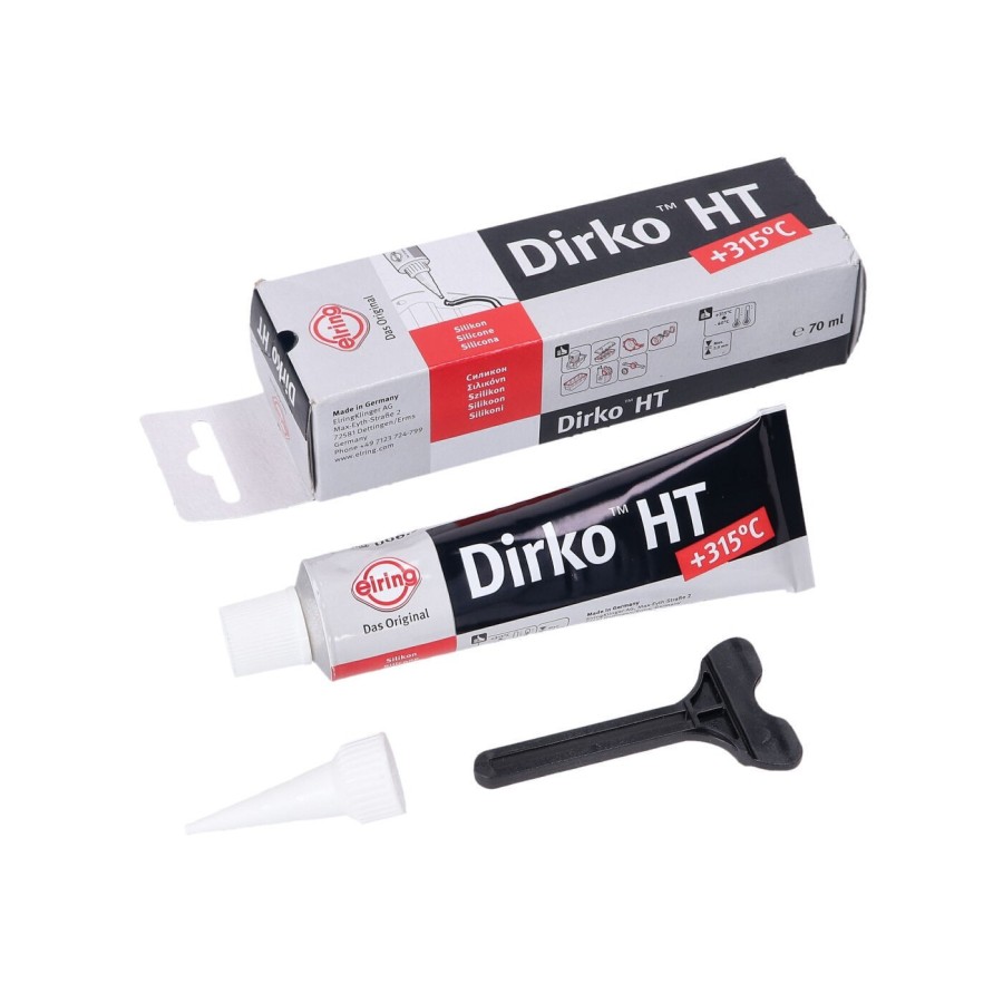 Pate a joint - DIRKO - Silicone Noir - 315°C - 70ml 99700-579-223