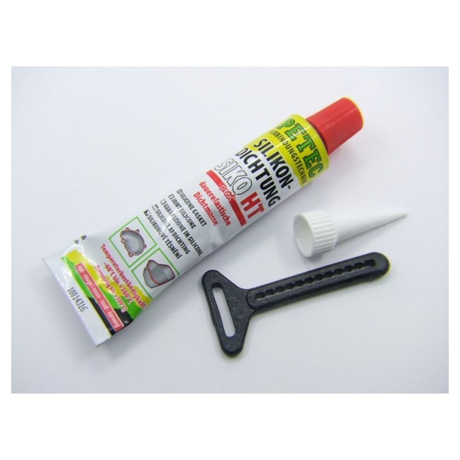 Pate a joint - PETEC - Silicone Rouge - 260°C - 70ml 99700-579-230