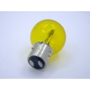 Ampoule - 12v - 35/35w - BA21D - Jaune - ( 3 ergots )